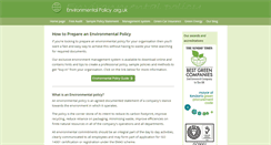 Desktop Screenshot of environmentalpolicy.org.uk